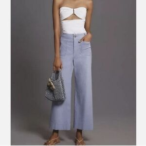 Anthropologie Mauve "The Colette" Wide Leg Pants NWOT size 29